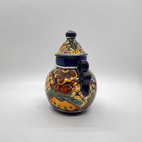 Talavera Ginger Jar Pottery - 5 1/2" x 3 1/2" - Picture 2 of 9